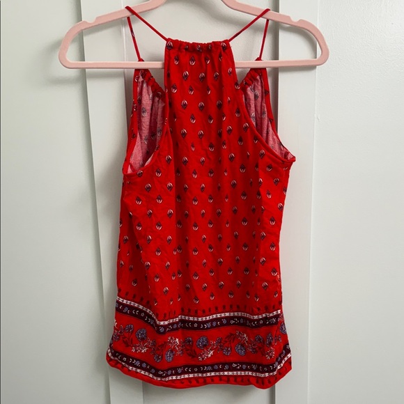 Old Navy Red Patterned Camisole Top - Picture 3 of 3